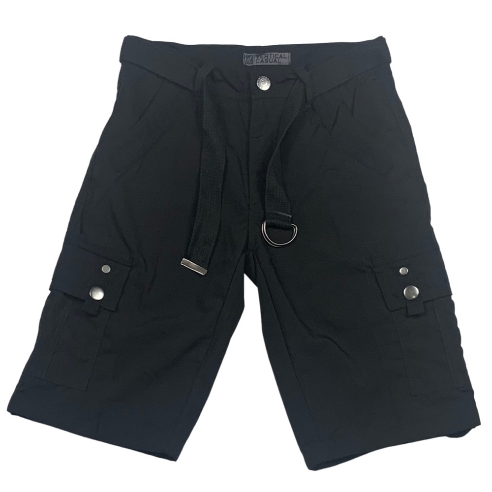 Black Cargo Shorts
